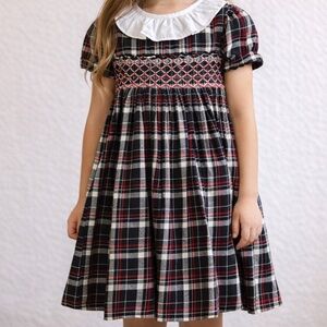 NEW Edgehill Collection Plaid Dress with White Collar